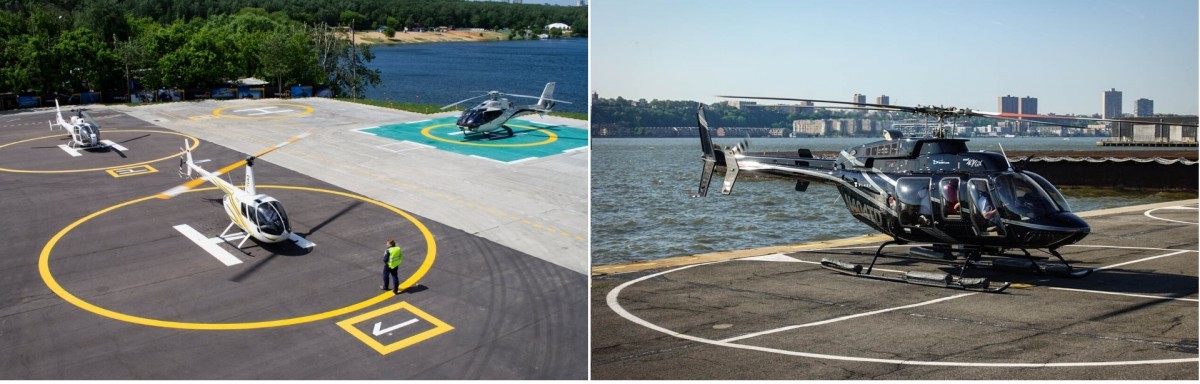 Privatflug mit dem Helikopter