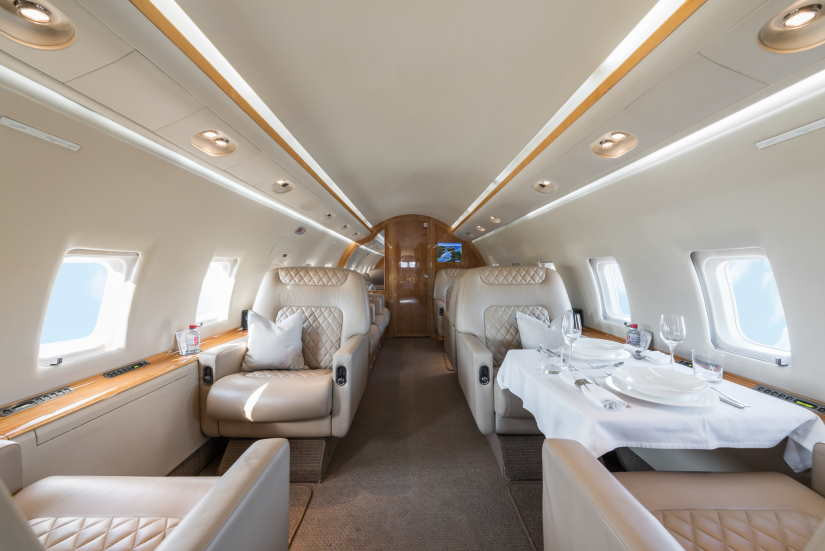 Bombardier Challenger 604 Kabine